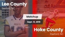 Matchup: Lee vs. Hoke County  2019