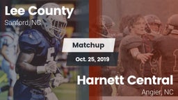 Matchup: Lee vs. Harnett Central  2019