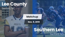 Matchup: Lee vs. Southern Lee  2019