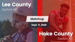 Matchup: Lee vs. Hoke County  2020
