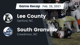 Recap: Lee County  vs. South Granville  2021