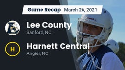 Recap: Lee County  vs. Harnett Central  2021