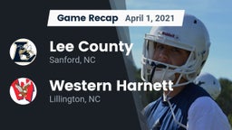 Recap: Lee County  vs. Western Harnett  2021