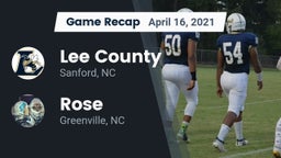 Recap: Lee County  vs. Rose  2021