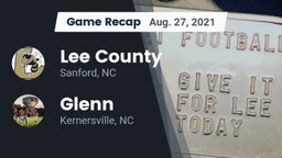 Recap: Lee County  vs. Glenn  2021