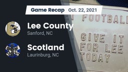 Recap: Lee County  vs. Scotland  2021