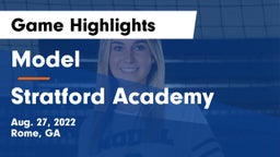 Model  vs Stratford Academy  Game Highlights - Aug. 27, 2022