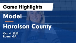 Model  vs Haralson County  Game Highlights - Oct. 4, 2022