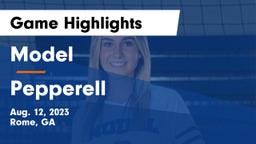 Model  vs Pepperell  Game Highlights - Aug. 12, 2023