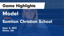 Model  vs Sumiton Christian School Game Highlights - Sept. 8, 2023