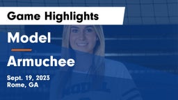 Model  vs Armuchee  Game Highlights - Sept. 19, 2023