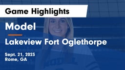 Model  vs Lakeview Fort Oglethorpe  Game Highlights - Sept. 21, 2023