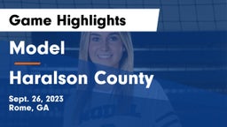 Model  vs Haralson County  Game Highlights - Sept. 26, 2023