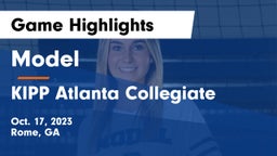 Model  vs KIPP Atlanta Collegiate Game Highlights - Oct. 17, 2023