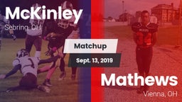 Matchup: McKinley vs. Mathews  2019