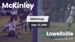 Matchup: McKinley vs. Lowellville  2019