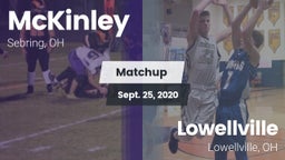 Matchup: McKinley vs. Lowellville  2020