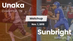 Matchup: Unaka vs. Sunbright  2019