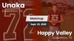 Matchup: Unaka vs. Happy Valley   2020