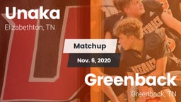 Matchup: Unaka vs. Greenback  2020
