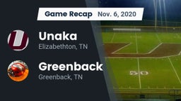 Recap: Unaka  vs. Greenback  2020