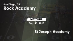 Matchup: Rock Academy vs. St Joseph Academy 2016