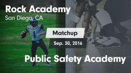 Matchup: Rock Academy vs. Public Safety Academy 2016