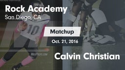 Matchup: Rock Academy vs. Calvin Christian 2016