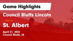 Council Bluffs Lincoln  vs St. Albert  Game Highlights - April 21, 2023