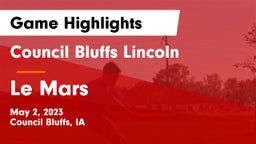 Council Bluffs Lincoln  vs Le Mars  Game Highlights - May 2, 2023