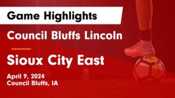 Council Bluffs Lincoln  vs Sioux City East  Game Highlights - April 9, 2024
