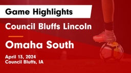 Council Bluffs Lincoln  vs Omaha South  Game Highlights - April 13, 2024
