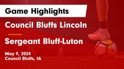 Council Bluffs Lincoln  vs Sergeant Bluff-Luton  Game Highlights - May 9, 2024