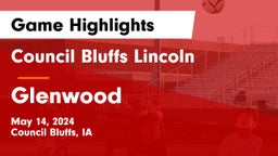 Council Bluffs Lincoln  vs Glenwood  Game Highlights - May 14, 2024