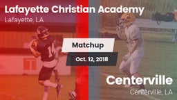 Matchup: Lafayette Christian  vs. Centerville  2018