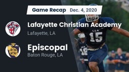 Recap: Lafayette Christian Academy  vs. Episcopal  2020
