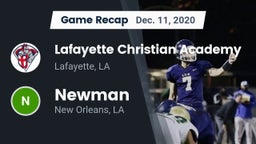 Recap: Lafayette Christian Academy  vs. Newman  2020
