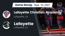 Recap: Lafayette Christian Academy  vs. Lafayette  2021