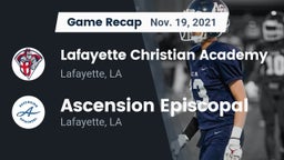 Recap: Lafayette Christian Academy  vs. Ascension Episcopal  2021