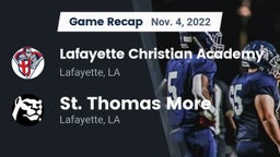 Recap: Lafayette Christian Academy  vs. St. Thomas More  2022