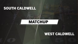 Matchup: South Caldwell vs. West Caldwell  2016