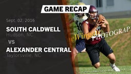 Recap: South Caldwell  vs. Alexander Central  2016