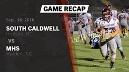 Recap: South Caldwell  vs. MHS 2016