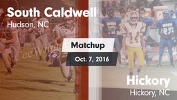 Matchup: South Caldwell vs. Hickory  2016