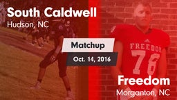 Matchup: South Caldwell vs. Freedom  2016