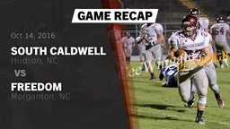 Recap: South Caldwell  vs. Freedom  2016