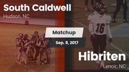 Matchup: South Caldwell vs. Hibriten  2017