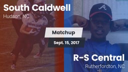 Matchup: South Caldwell vs. R-S Central  2017