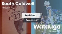 Matchup: South Caldwell vs. Watauga  2017