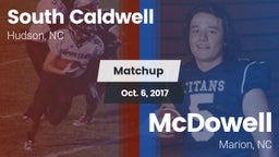 Matchup: South Caldwell vs. McDowell   2017